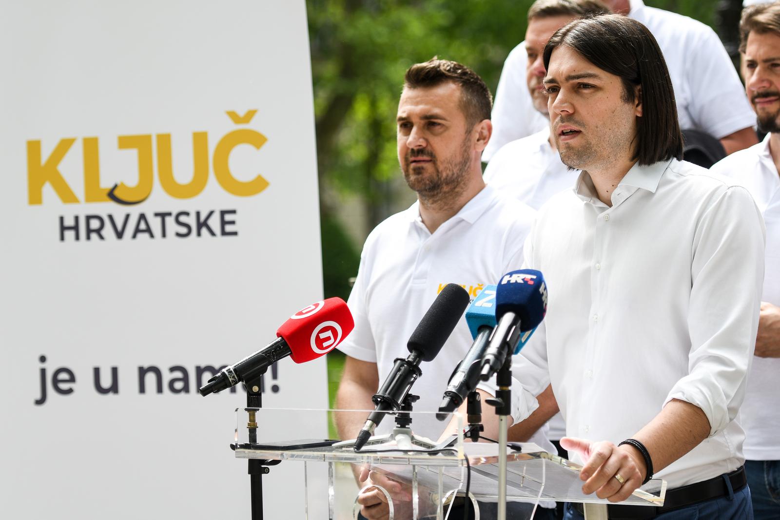 21.5.2022., Zagreb - Ivan Vilibor Sinčić predstavio stranku Ključ Hrvatske, rebranding Živog Zida
Photo: Zoe Sarlija/PIXSELL Photo: Zoe Sarlija/PIXSELL