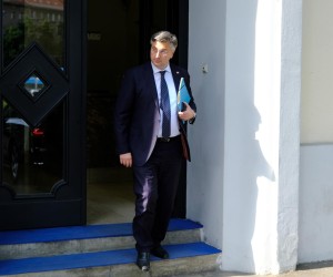 23.05.2022., Zagreb - U sredisnjici HDZ-a na Trgu zrtava fasizma odrzana je zajednicka sjednica Predsjednistva i Nacionalnog vijeca HDZ-a. Izjavu za medije nakon sjednice dao je Branko Bacic. Photo: Slaven Branislav Babic/PIXSELL