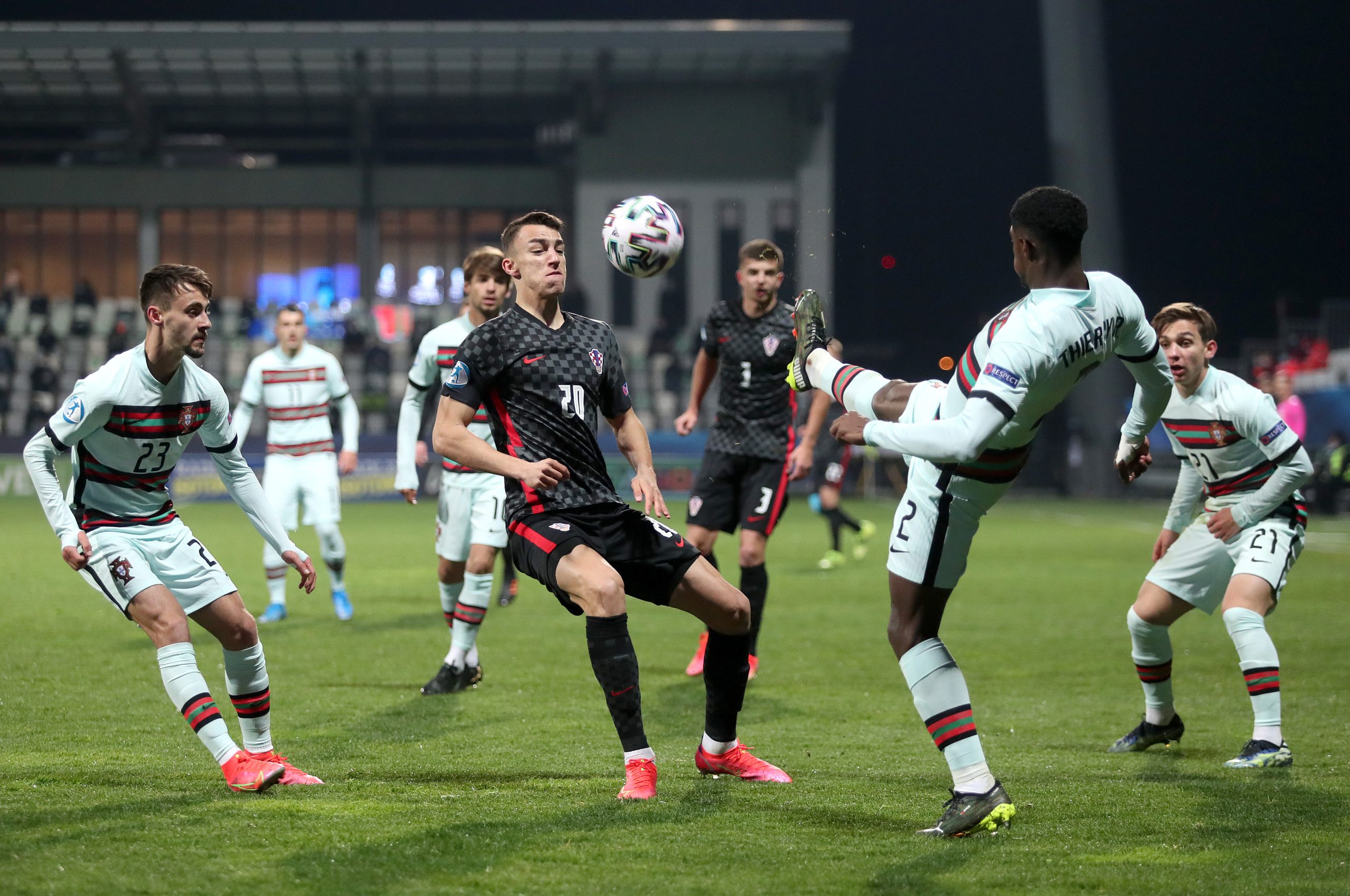 25.03.2021., stadion Bonifika, Koper, Slovenija - UEFA Europsko U21 prvenstvo, skupina D, Portugal - Hrvatska. Photo: Luka Stanzl/PIXSELL
