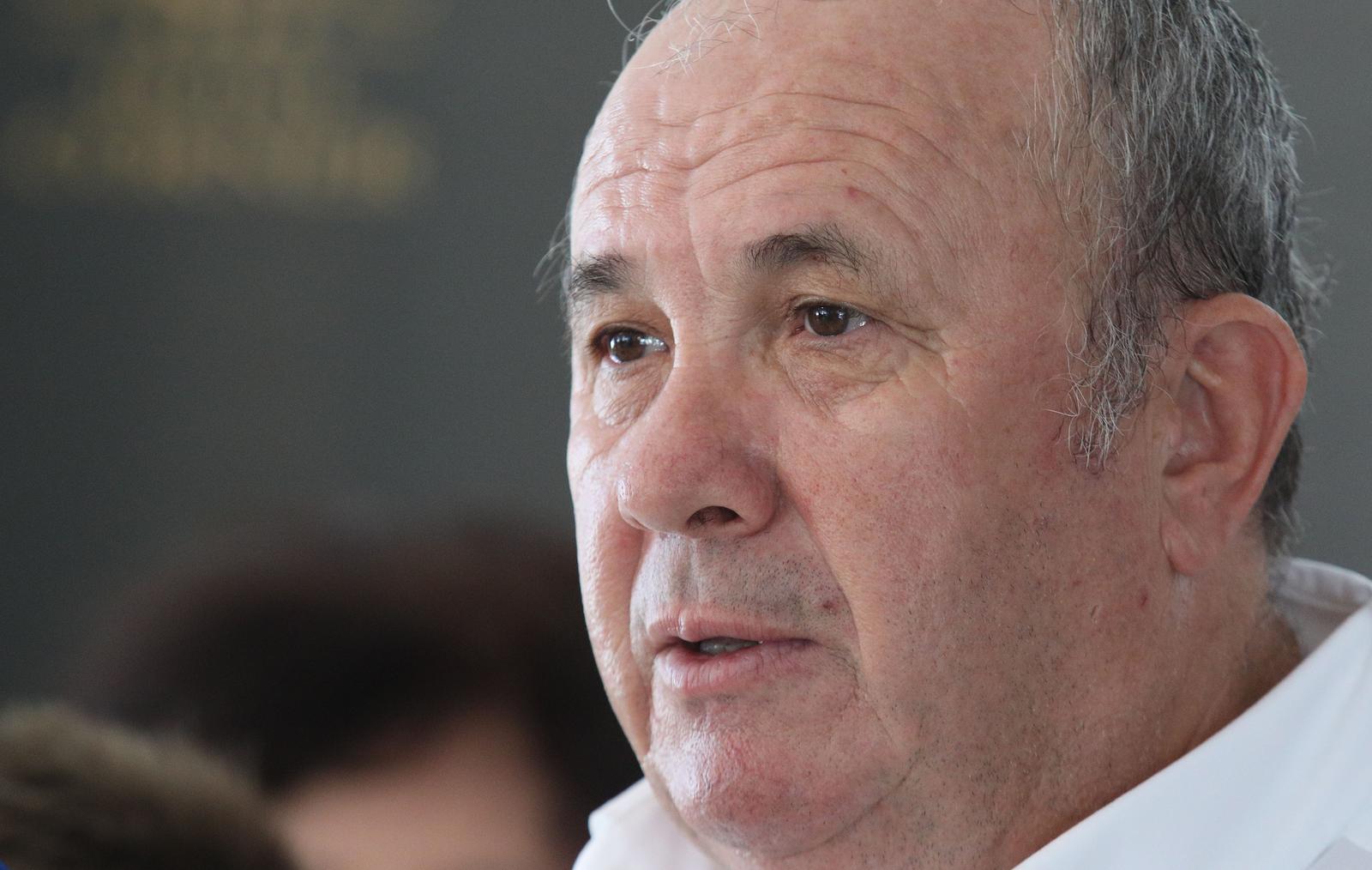 25.09.2021., Rogoznica - U hotelu Perla Resorta odrzana je konferencija za medije Hrvatske gradjanske stranke na kojoj su se medijima obratili predsjednik stranke Zeljko Kerum i predsjednik kluba vijecnika Igor Stanisic. rPhoto: Dusko Jaramaz/PIXSELL