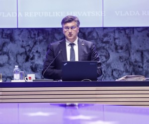 27.05.2022., Zagreb - U Nacionalnoj i sveucilisnoj knjiznici odrzana je sjednica Vlade Republike Hrvatske. Predsjednik Vlade Andrej Plenkovic. Photo: Robert Anic/PIXSELL    Photo: Robert Anic/PIXSELL