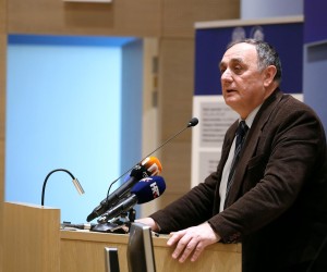 28.02.2022., Zagreb - Konferencija za medije o sanaciji i daljenjm radu Medicinskog fakutleta koji je dobio jednu od najvecih iznosa iz bespovratnih sredstava EU fondova - 377 milijuna kuna. Dekan Slavko Oreskovic. Photo: Luka Stanzl/PIXSELL