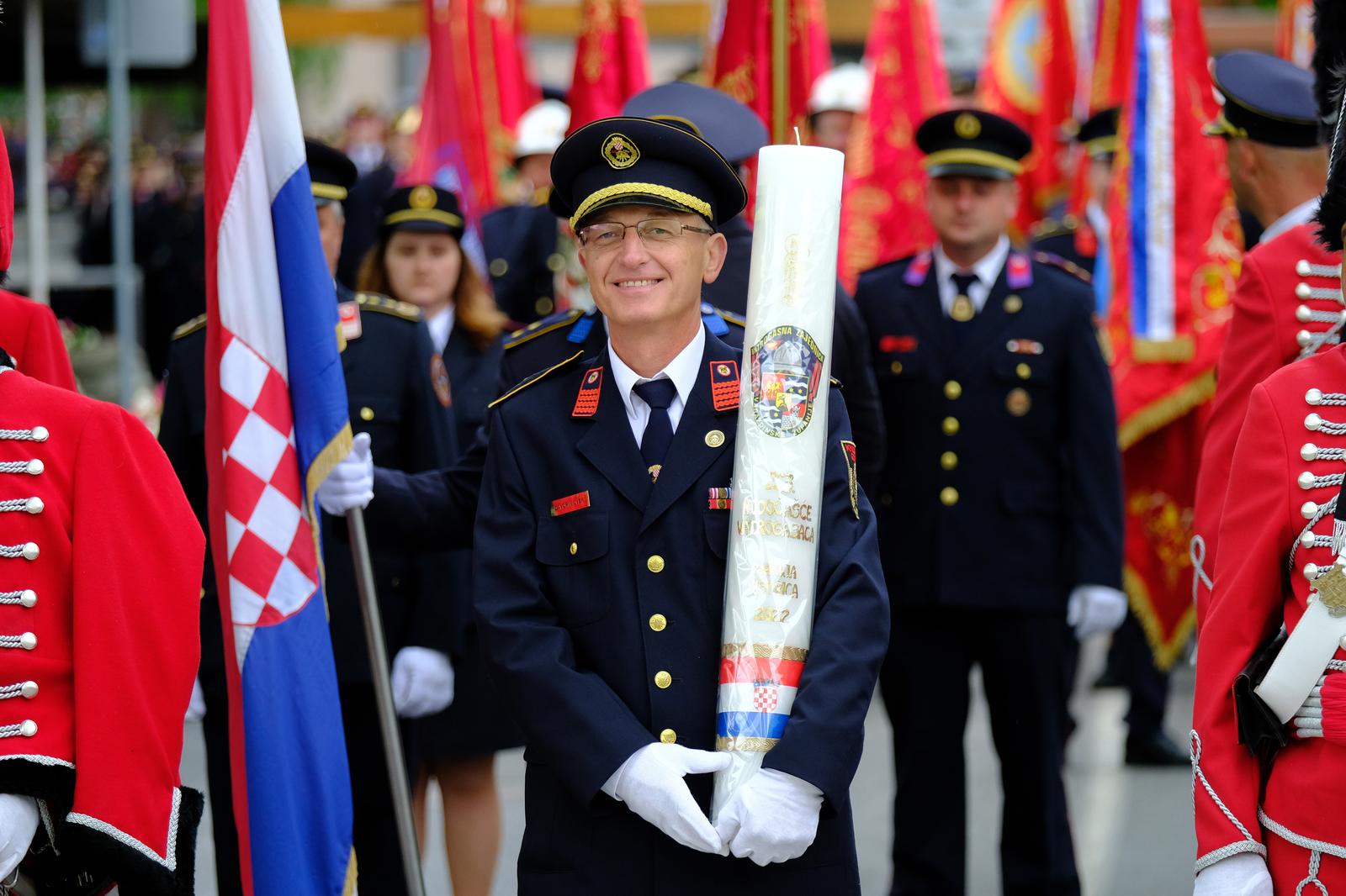 29.05.2022., Marija Bistrica - Odrzano je 23. tradicionalno hodocasce vatrogasaca u Nacionalno Svetiste Majke Bozje Bistricke. Photo: Slaven Branislav Babic/PIXSELL