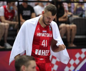 30.06.2021.,Split - Utakmica skupine B kosarkaskog kvalifikacijskog turnira za plasman na Olimpijske igre  izmedju Hrvatske i Brazila  u Spaladium areni.Ante ZizicrPhoto: Ivo Cagalj/PIXSELL