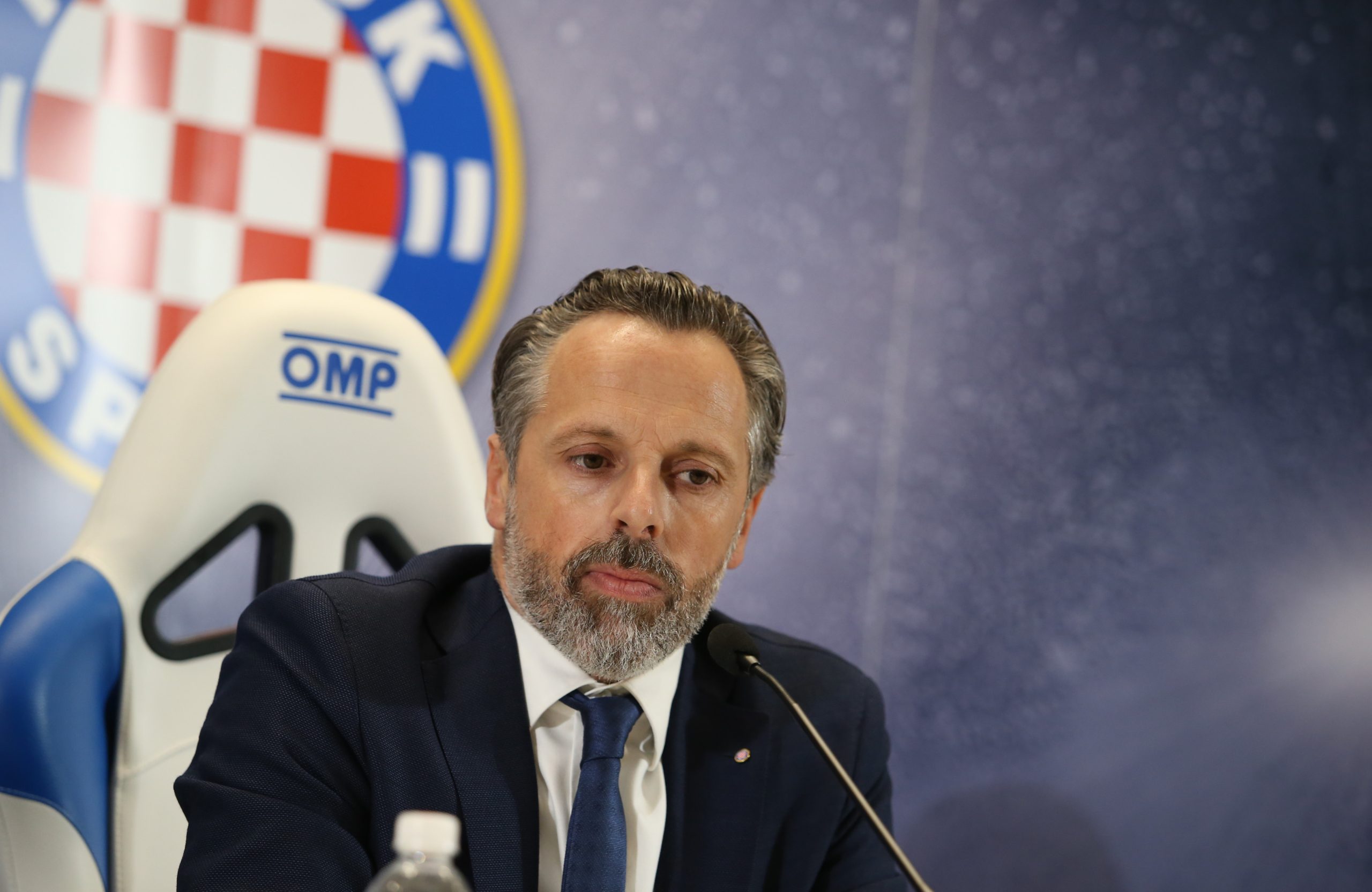 30.10.2020., Split- U Hajduku na konferenciji za medije predstavljen novi predsjednik Luksa Jakobusic. rPhoto: Ivo Cagalj/PIXSELL