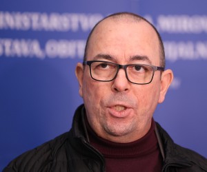 30.11.2021., Zagreb - Treci sastanak pregovarackih odbora Vlade RH i predstavnika sindikata o sklapanju temeljnog kolektivnog ugovora za sluzbenike i namjestenike u javnim sluzbama i kolektivnog ugovora za drzavne sluzbenike i namjestenike. Dubravko Jagic Photo: Marko Prpic/PIXSELL