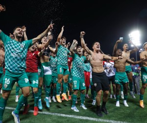 Almeria team group, Mannschaftsbild, Totale Almeria, MAY 29, 2022 - Football / Soccer : Almeria team group pleased to be promoted to the first division in next season after Spanish La Liga Smartbank match between CD Leganes 2-2 UD Almeria at the Estadio Municipal de Butarque in Leganes, Spain. Noxthirdxpartyxsales PUBLICATIONxNOTxINxJPN 0160275372st