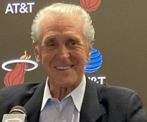 October 19, 2021: Miami Heat President Pat Riley addresses the media Tuesday, Oct. 19, 2021 at FTX Arena in Miami. - ZUMAm67_ 20211019_zaf_m67_128 Copyright: xIraxWindermanx - ZUMA1500 0150021880st Copyright: xIraxWindermanxviaxwww.imago-images.dex
