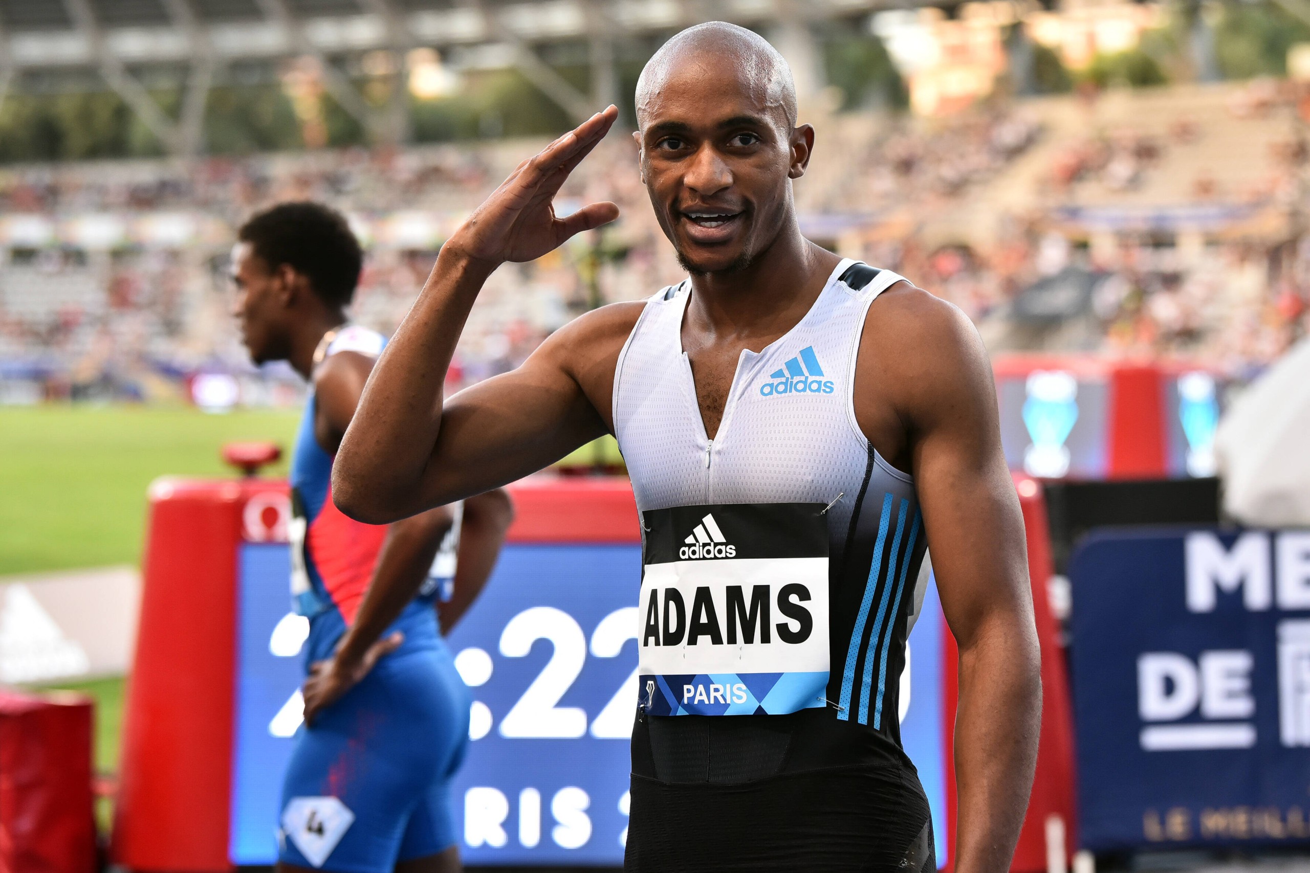 Meeting de Paris - Diamond League Luxolo Adams of South Africa competes in 200 meters men during the IAAF Wanda Diamond League: Meeting the Paris at Stade Charlety on June 18, 2022 in Paris, France Paris France PUBLICATIONxNOTxINxFRA Copyright: xMichelexMaravigliax originalFilename:maraviglia-trackand220618_npnYo.jpg