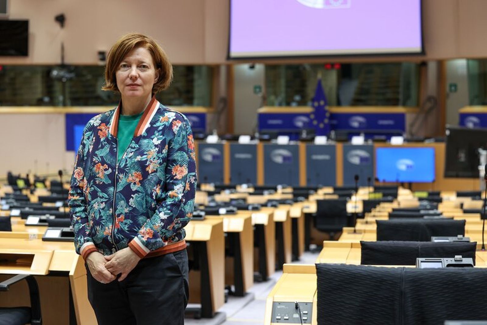 Malin BJORK in the EP in Brussels