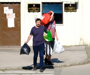 15.06.2022., Zagreb - Veci dio navijaca koji je sudjelovao u neredima na autocesti dok Desinca pusten je iz Remetinca. Photo: Slaven Branislav Babic/PIXSELL