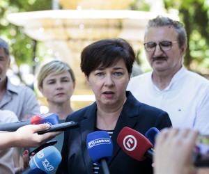 Split, 20.05.2022. - Tamara Visković kandidatkinja je stranke Možemo! i Nove ljevice za gradonačelnicu Grada Splita. Na fotografiji Tamara Visković.
foto HINA/ Miroslav LELAS/ lm