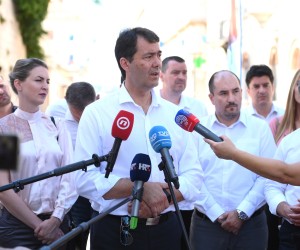 Split, 19.06.2022. -Predstavljena lista HDZ-a za Gradsko vijeće Grada Splita. Na slici Zoran Đogaš.  foto HINA/ Mario STRMOTIĆ/ ms
