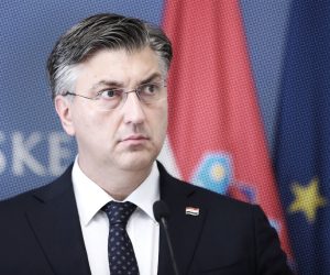 02.06.2022., Zagreb - Konferencija za medije nakon sastanka predsjednika Vlade Andreja Plenkovica i izvrsnog potpredsjednika Europske komisije za Valdisa Dombrovskisa.  Photo: Sanjin Strukic/PIXSELL