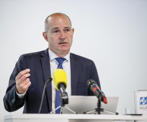 03.05.2022., Zagreb - Hrvatska udruga poslodavaca (HUP)  predstavila je prijedloge reformi poreznog sustava te inicijative za pocetak rada na reformi sustava doprinosa. Prijedlozi su rezultat rada Radne skupine za poreznu reformu, u kojoj je sudjelovao veliki broj clanova HUP-a iz gotovo svih granskih udruga, a svrha im je povecanje konkurentnosti hrvatskog trzista rada. Maihael Furjan.
  Photo: Slavko Midzor/PIXSELL