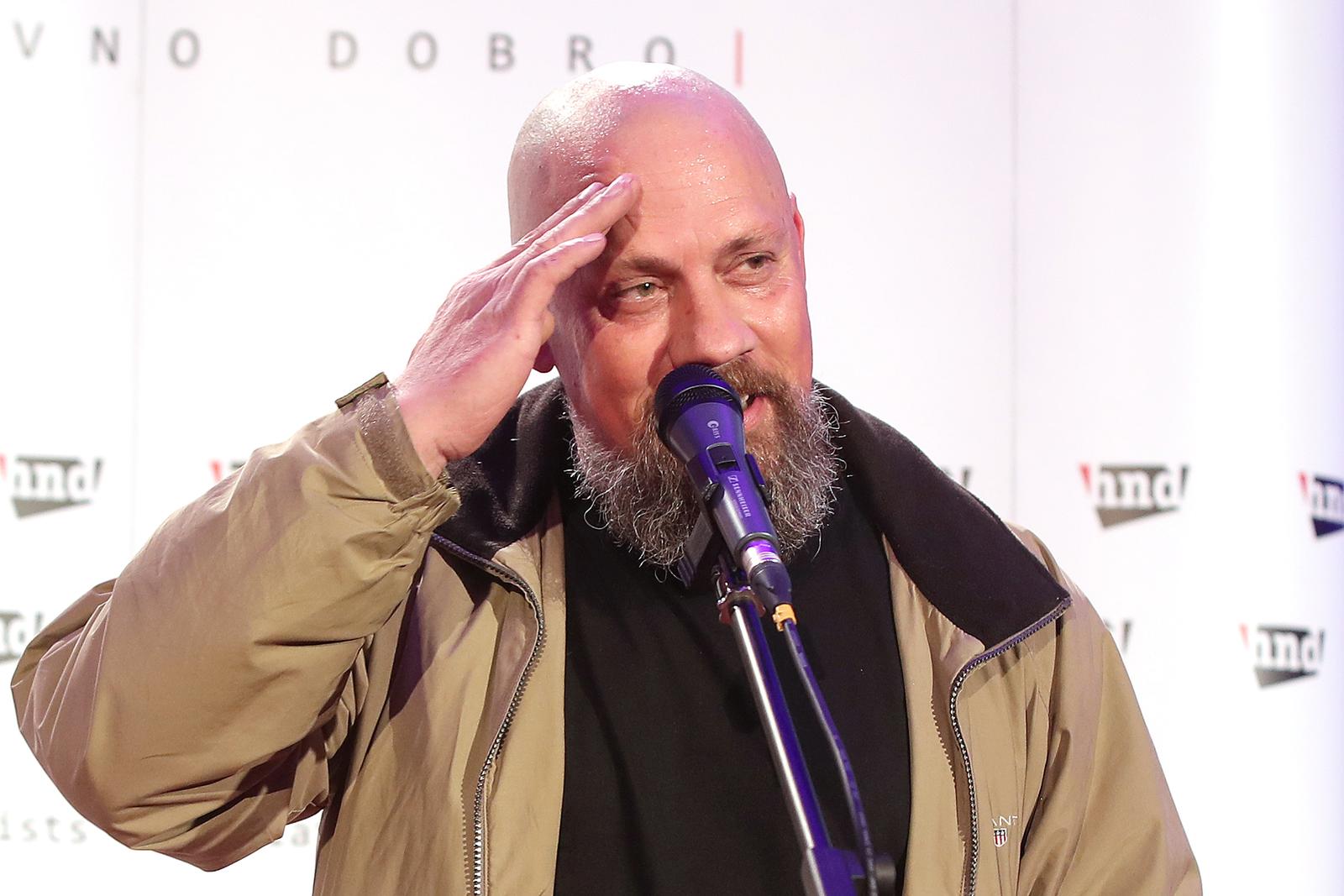 03.05.2022., Zagreb - Svecana dodjela nagrada HND-a za najbolja novinarska ostvarenja u 2021. Nagrade HND-a dodjeljuju se na Svjetski dan slobode medija za najbolje radove objavljene od 1. sijecnja do 31. prosinca 2021. Dodijeljene su nagrade za zivotno djelo Otokar Kersovani: nagrada Novinar godine/ Novinarka godine: te nagrade Marija Juric-Zagorka u kategorijama pisanoga, radijskog, televizijskog i internetskog novinarstva. Dodijeljena je i nagrada Jasna Babic za istrazivacko novinarstvo: nagrada Zarko Kaic za snimateljski rad; te nagrada Niksa Antonini za novinsku fotografiju. 
 Photo: Goran Stanzl/PIXSELL