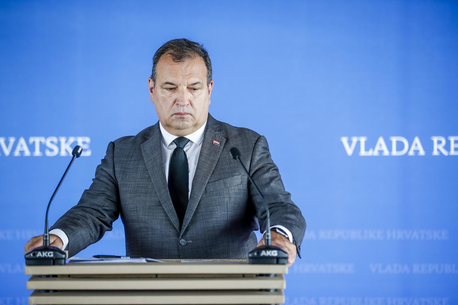 03.06.2022., Zagreb - U NSK-a odrzana 122. sjednica Vlade. Vili Beros.
   Photo: Slavko Midzor/PIXSELL