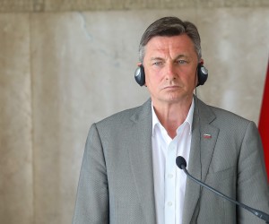 03.06.2022., Brijuni - Predsjednik Republike Hrvatske Zoran Milanovic domacin je 9. Trilateralnog sastanka na kojem je ugostio predsjednika Republike Austrije Alexandera Van der Bellena i predsjednika Republike Slovenije Boruta Pahor. Austrijski predsjednik Alexander Van der Bellen. Slovenski predsjednik Borut Pahor. Photo: Srecko Niketic/PIXSELL