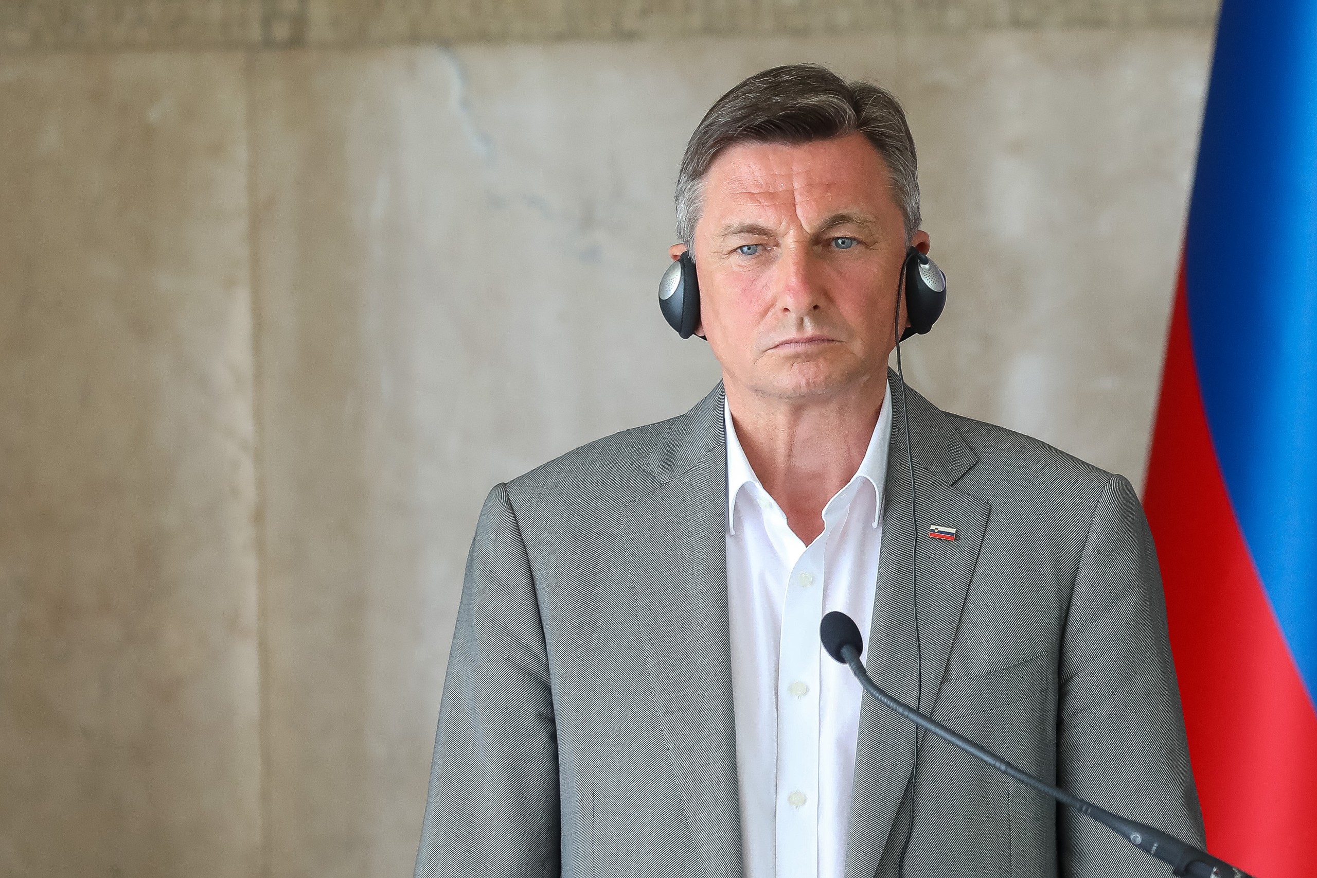 03.06.2022., Brijuni - Predsjednik Republike Hrvatske Zoran Milanovic domacin je 9. Trilateralnog sastanka na kojem je ugostio predsjednika Republike Austrije Alexandera Van der Bellena i predsjednika Republike Slovenije Boruta Pahor. Austrijski predsjednik Alexander Van der Bellen. Slovenski predsjednik Borut Pahor. Photo: Srecko Niketic/PIXSELL