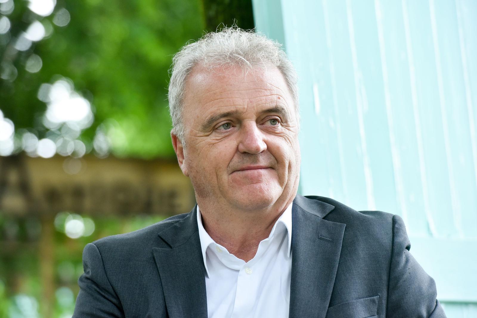 05.07.2021., Zagreb - Hrvatska udruga turizma predstavila je projekt "Tisucu ucenika, milijun dozivljaja" u parku Rougemarin. Direktor Hrvatske udruge turizma Veljko Ostojic Photo: Davorin Visnjic/PIXSELL