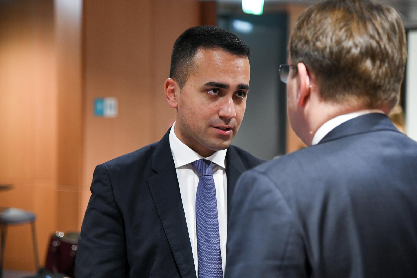06.03.2020., Zagreb - U Nacionalnoj i sveucilisnoj knjiznici odrzan je Neformalni sastanak ministara vanjskih poslova drzava clanica Europske unije. Talijanski ministar vanjskih poslova Luigi Di Maio Photo: Josip Regovic/PIXSELL/EU2020HR