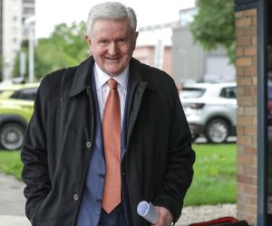 06.05.2021., Zagreb - Optuzno vijece za Ivicu Todorica i ostale u predmetu Veliki Agrokor. Ivica Todoric u drustvu svojih odvjetnika dolazi u zgradu Kockice na zagrebackom Prisavlju.rPhoto: Robert Anic/PIXSELL