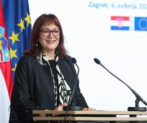 06.05.2022., Zagreb - U nacionalnoj i sveucilisnoj knjiznici odrzana je konferencija o buducnosti Europe - Doprinos Republike Hrvatske. Dubravka Suica. Photo: Luka Stanzl/PIXSELL