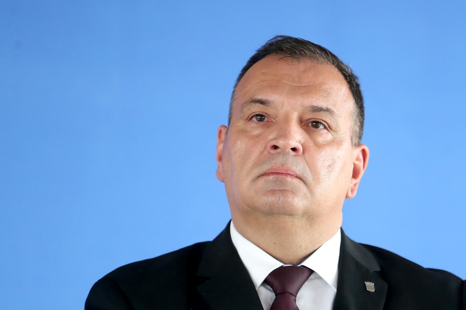 06.05.2022., Zagreb - U nacionalnoj i sveucilisnoj knjiznici odrzana je 117. sjednica vlade. Izjave nakon sjednice Vlade. Vili Beros. Photo: Luka Stanzl/PIXSELL