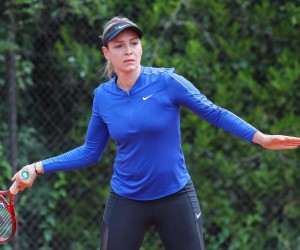 11.05.2020., Zagreb - Okupljanje i druzenje s novinarima Hrvatske Fed Cup reprezentacije na teniskim terenima HTK Zagreb. Donna Vekic. rPhoto: Luka Stanzl/PIXSELL