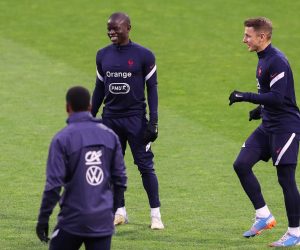 13.10.2020., Zagreb - Francuska nogometna reprezentacija odradila je trening na stadionu Maksimir uoci utakmice s Hrvatskom u Ligi nacija. NGolo Kante. rPhoto: Luka Stanzl/PIXSELL