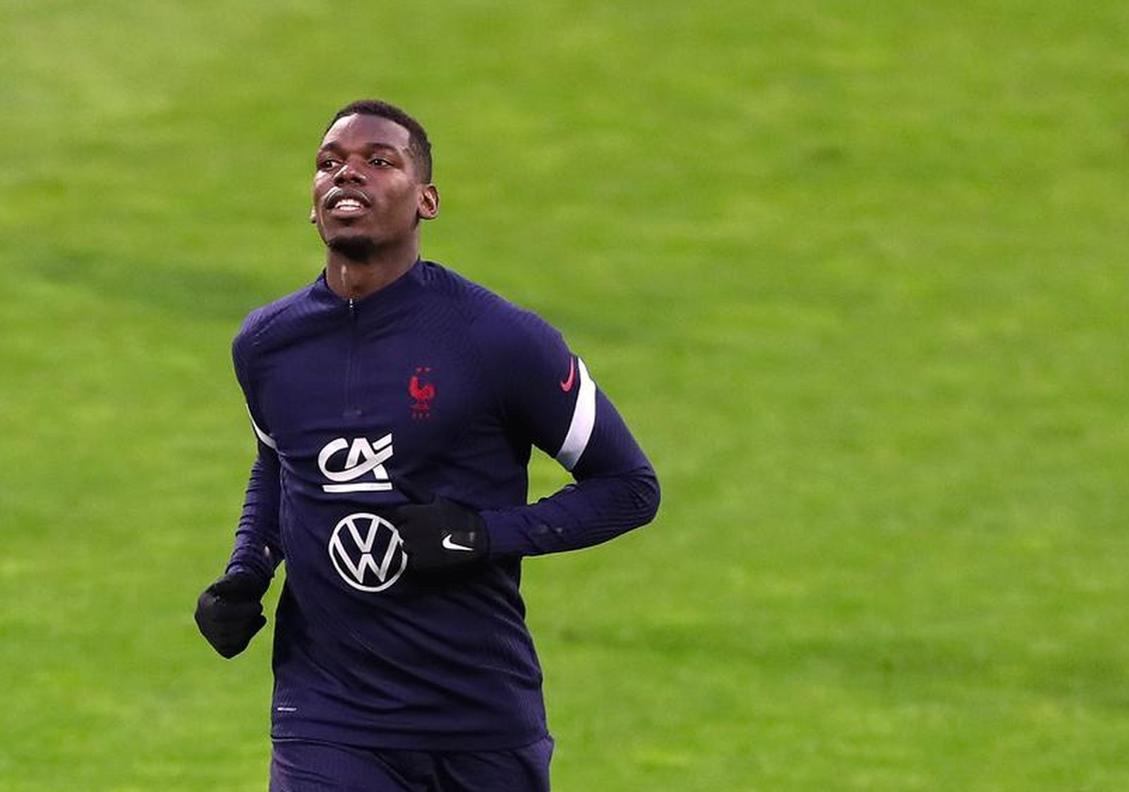 13.10.2020., Zagreb - Francuska nogometna reprezentacija odradila je trening na stadionu Maksimir uoci utakmice s Hrvatskom u Ligi nacija. Paul Pogba. rPhoto: Luka Stanzl/PIXSELL