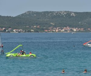 14.06.2019., Biograd na Moru - Plaza Soline u Biogradu na Moru puna je domacih i stranih gostiju. rPhoto: Dino Stanin/PIXSELL