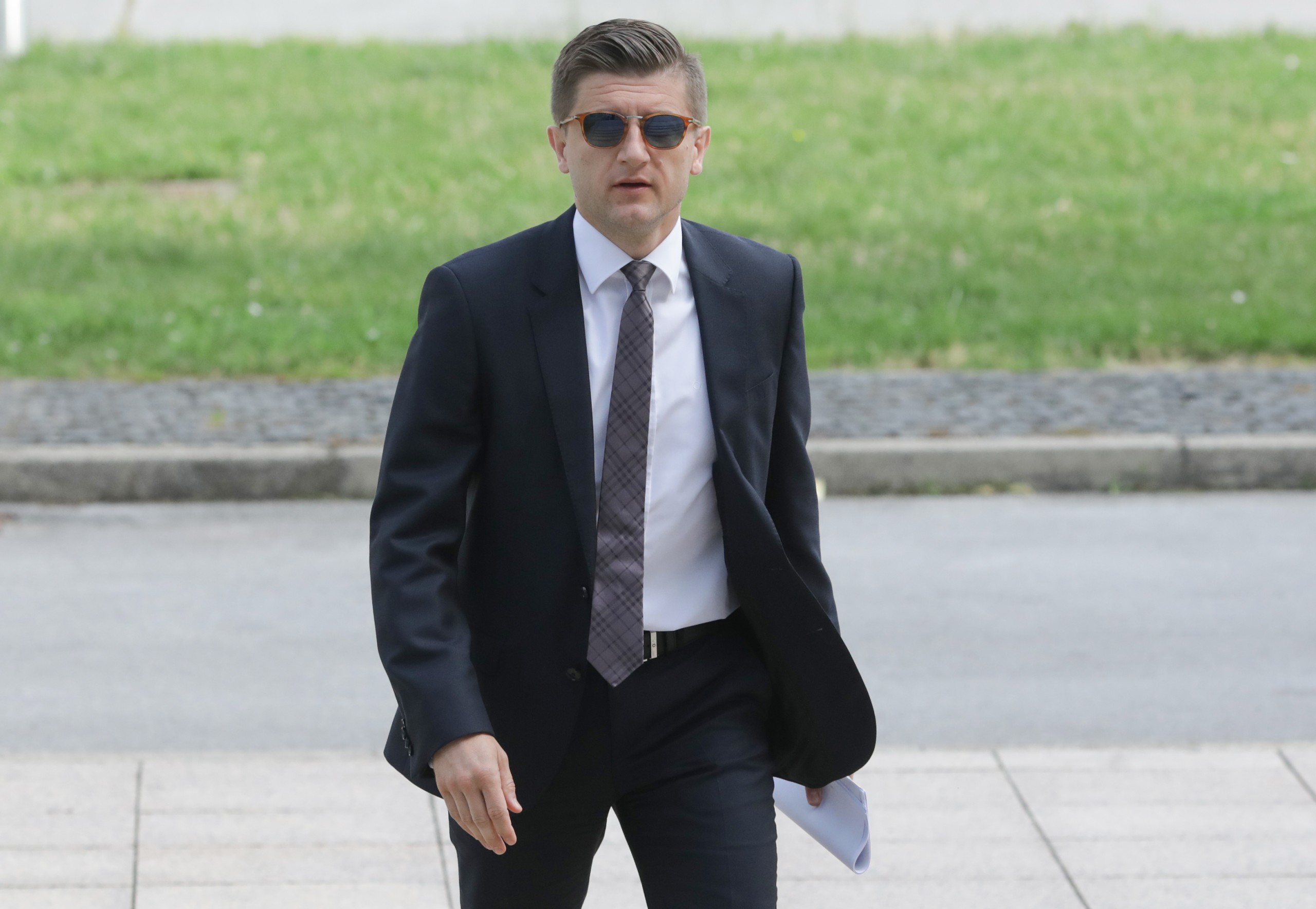 15.06.2022., Zagreb - Potpredsjednik Vlade i ministar financija Zdravko Maric dolazi na sjednicu Vlade Republike Hrvatske u Nacionalnu i sveucilisnu knjiznicu.   Photo: Robert Anic/PIXSELL