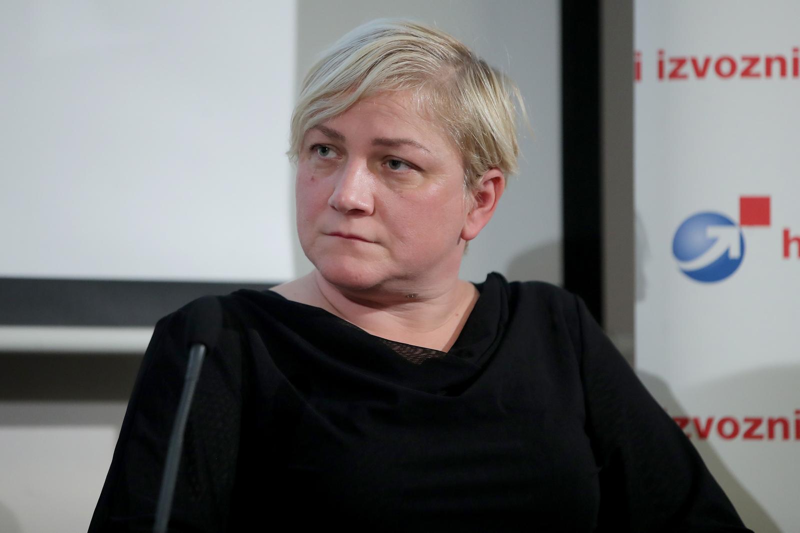 16.11.2021., Zagreb, Hotel Aristos - Poslovni skup Hrvatskih izvoznika. Tema „Ekonomske politike Republike Hrvatske i ocekivanja za 2022.godinu”.  Prof. dr. sc. Marijana Ivanov Ekonomskom fakultetu Sveucilista u Zagrebu. Photo: Igor Kralj/PIXSELL