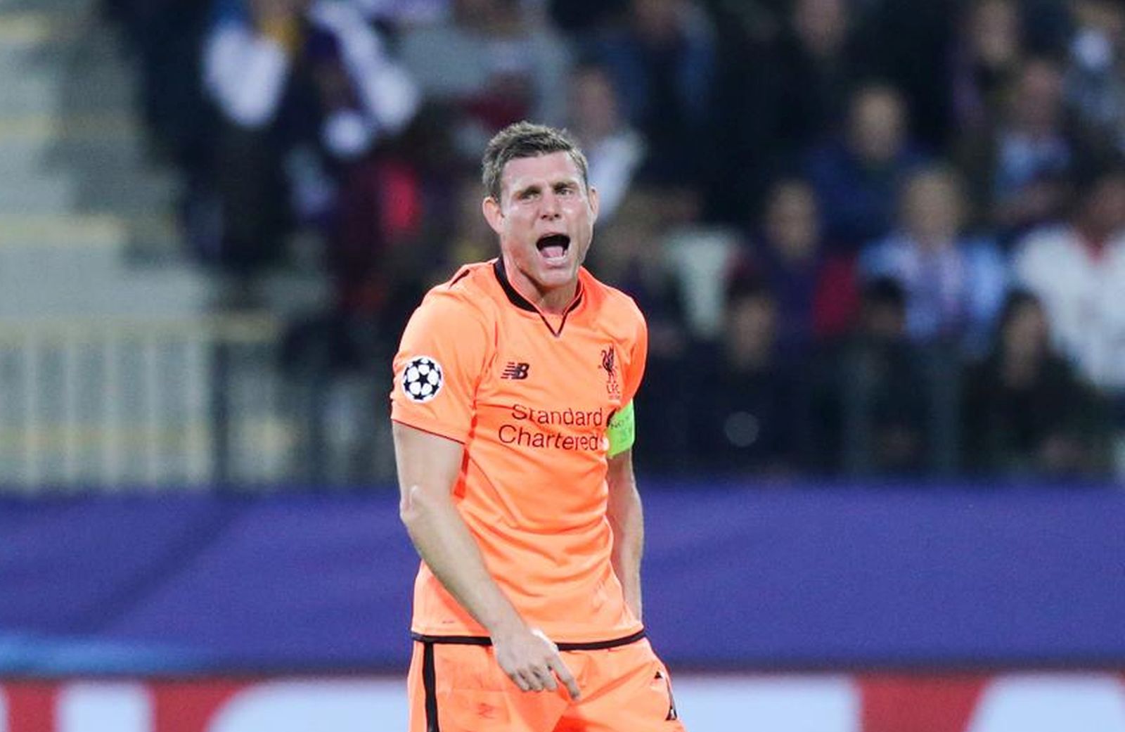 17.10.2017. stadion Ljudski vrt, Maribor, Slovenija - UEFA Liga prvaka, skupina E, 3. kolo, NK Maribor - Liverpool FC. Roberto Firmino, James Milner.  "nPhoto: Luka Stanzl/PIXSELL