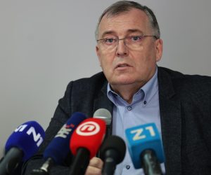 18.03.2022., Kaptol 27, Zagreb - Konferencija za medije povodom pokretanja Hrvatske lige za hipertenziju. Govornici koji su sudjelovali na konferenciji : Davor Milicic, Krunoslav Capak, Maja Baretic, Bojan Jelakovic, Ivana Petrovic.  Photo: Marko Prpic/PIXSELL
