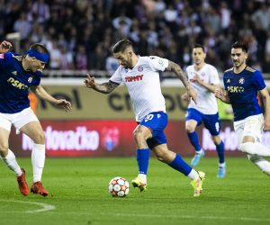 20.04.2022., stadion Poljud, Split - Hrvatski Telekom Prva liga, 09. kolo, HNK Hajduk - GNK Dinamo. Marko Livaja
 Photo: Milan Sabic/PIXSELL