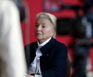 20, October, 2020, Belgrade - Press conference on the occasion of the premiere of the theater play "Reader" which is on the program at the Belgrade Drama Theater. Mirjana Karanovic. Photo: Antonio Ahel/ATAImagesrr20, oktobar, 2020, Beograd - Konferencija za medije povodom premijere pozorisne predstave "Citac" koja je na programu u Beogradskom dramskom pozoristu. . Photo: Antonio Ahel/ATAImages