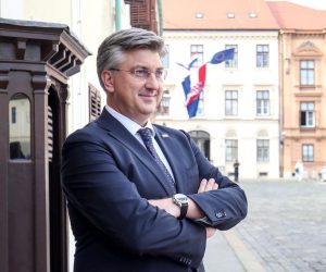 21.06.2022., Zagreb, Banski dvori - Predsjednica Vlade Republike Finske Sanna Marin prilikom sluzbenog posjeta Republici Hrvatskoj sastala se s predsjednikom Vlade Republike Hrvatske Andrejom Plenkovicem. Photo: Igor Kralj/PIXSELL