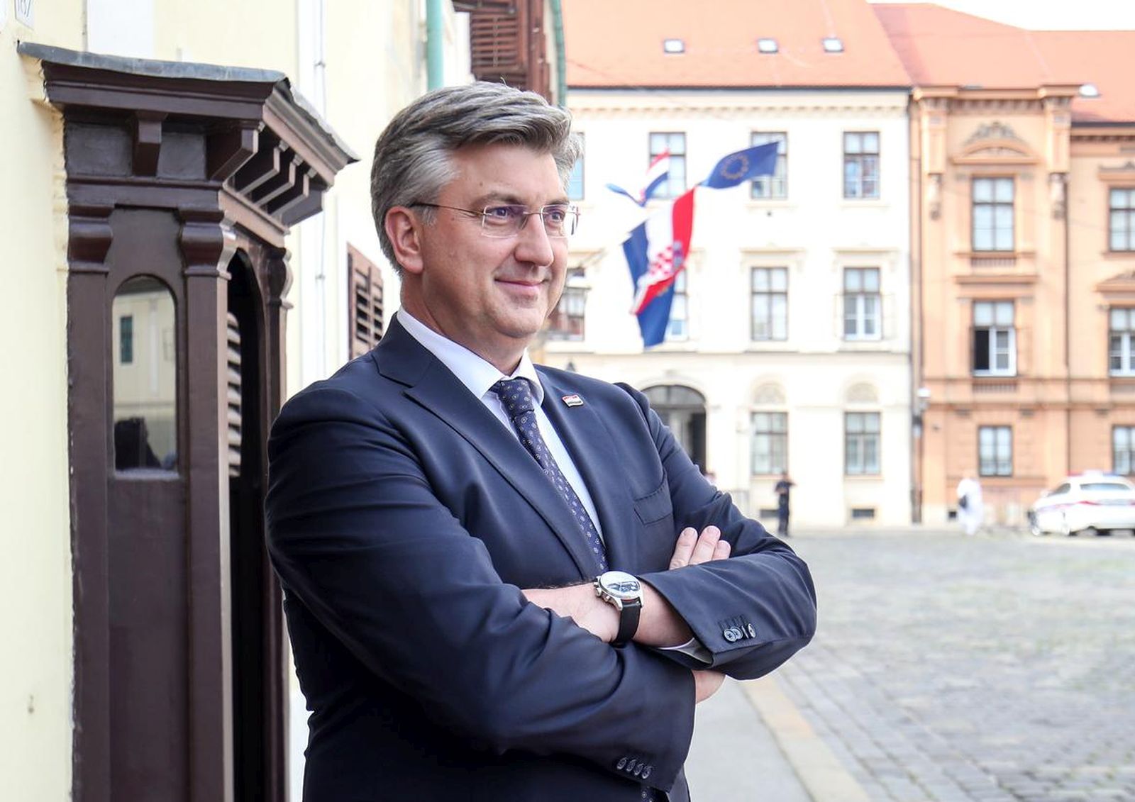 21.06.2022., Zagreb, Banski dvori - Predsjednica Vlade Republike Finske Sanna Marin prilikom sluzbenog posjeta Republici Hrvatskoj sastala se s predsjednikom Vlade Republike Hrvatske Andrejom Plenkovicem. Photo: Igor Kralj/PIXSELL