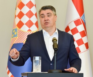 23.06.2022., Zagreb - Predsjednik Republike Hrvatske Zoran Milanovic odrzao je konferenciju za medije u Uredu predsjednika na Pantovcaku. Photo: Davorin Visnjic/PIXSELL