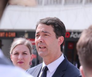 24.06.2022., Split - HDZ-ov kandidata za gradonacelnika Splita Zoran Djogas odrzao je konferenciju za medije. Photo: Ivo Cagalj/PIXSELL