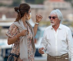 24.07.2021., Stradun, Dubrovnik - Bernard Charles Ecclestone, poznatiji kao Bernie Ecclestone, britanski poduzetnik i jedan od vodech ljudi Formule 1,prosetao je Stradunom u drustvu supruge Fabiane Flossi. rPhoto: Grgo Jelavic/PIXSELL