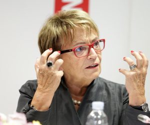 24.10.2014., Zagreb - Odrzana je sjednica Savjeta Veleucilista VERN u kojem sjede brojni strucnjaci iz Hrvatske i inozemstva. Doris Pack.  Photo: Petar Glebov/PIXSELL