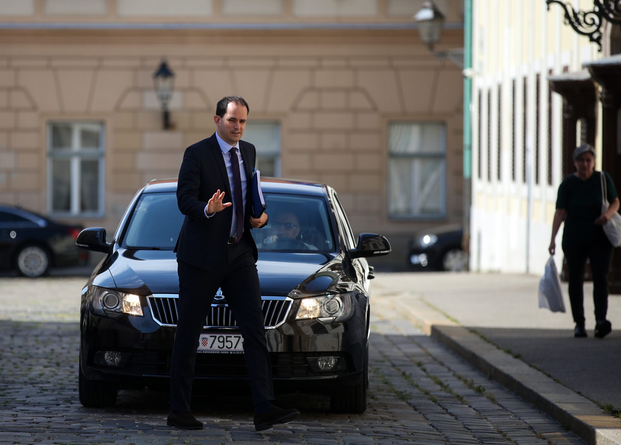 26.05.2022., Zagreb - Dolazak koalicijskih partnera na sastanak parlamentarne vecine. Ivan Malenica. Photo: Zeljko Hladika/PIXSELL