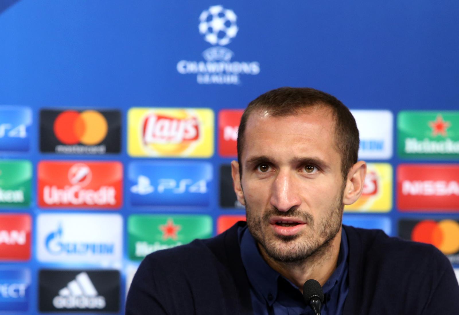 26.09.2016., Zagreb - Konferenciji za medije FC Juventusa iz Torina nazocili su trener Massimiliano Allegri i Giorgio Chiellini.  "nPhoto: Robert Anic/PIXSELL