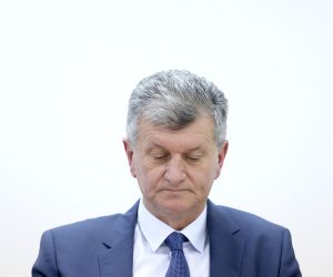 27.01.2020., Zagreb - Ministar zdravstva Milan Kujundzic objavio je na konferenciji za medije da je premijeru dao mandat na raspolaganje. Photo: Patrik Macek/PIXSELL