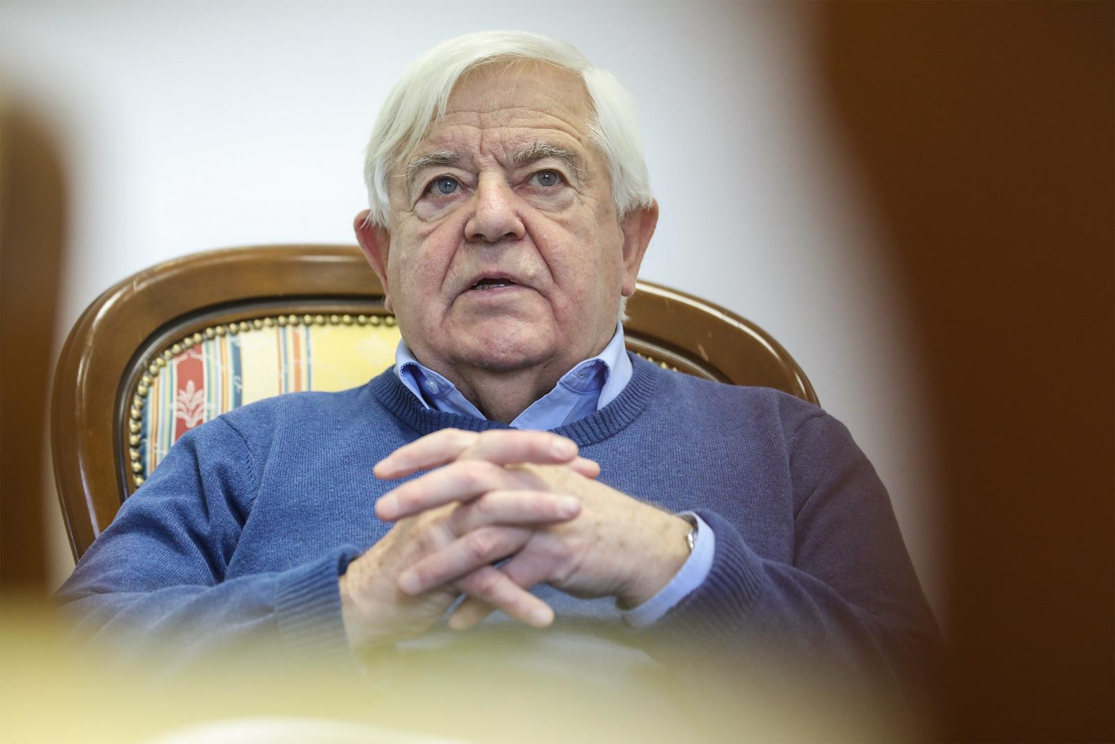 28.01.2020., Ljubljana, Milan Kucan slovenski je politicar i drzavnik. Bio je prvi predsjednik Slovenije. "nPhoto: Robert Anic/PIXSELL
