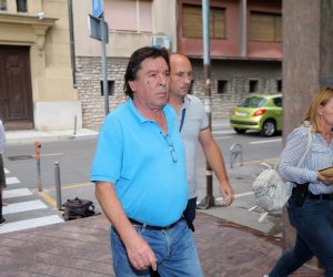 28.06.2022., Rijeka - Privodjenje osumnjicenih iz Istre na Drzavno odvjetnistvo za pogodovanja u podrucju prostornog planiranja i bespravne gradnje. bivsi voditelj Ureda drzavne uprave u Istarskoj zupaniji Mladen Kancelar.   Photo: Goran Kovacic/PIXSELL