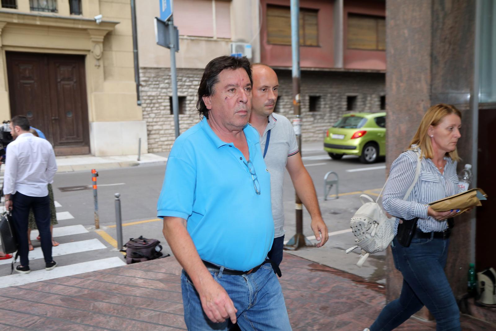 28.06.2022., Rijeka - Privodjenje osumnjicenih iz Istre na Drzavno odvjetnistvo za pogodovanja u podrucju prostornog planiranja i bespravne gradnje. bivsi voditelj Ureda drzavne uprave u Istarskoj zupaniji Mladen Kancelar.   Photo: Goran Kovacic/PIXSELL
